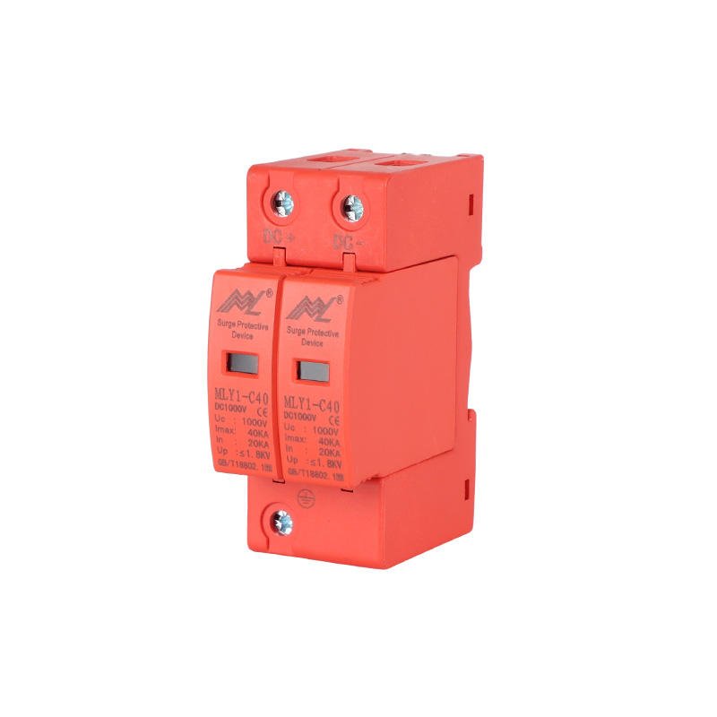 High Quality SPD 15ka DC AC Arrester Single Phase Surge Protector Device 1000V Solar Photovoltaic DC Power SPD/Surge Protector Solar Surge Protective Device
