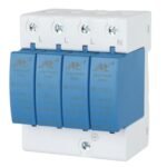 CE Single Phase Electric SPD 1p 2p 3p 4p Npe 20ka 40ka 100ka Surge Protective Device product image