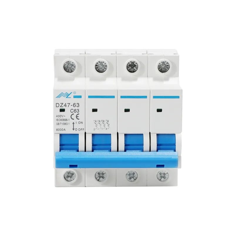 Mulang Electric DZ47-63 1p 2P 3P 4P Mini MCB 20A 16A 10A 32A 25A 40A 63A AC MCB Miniature Circuit Breaker With CE Certificate product image