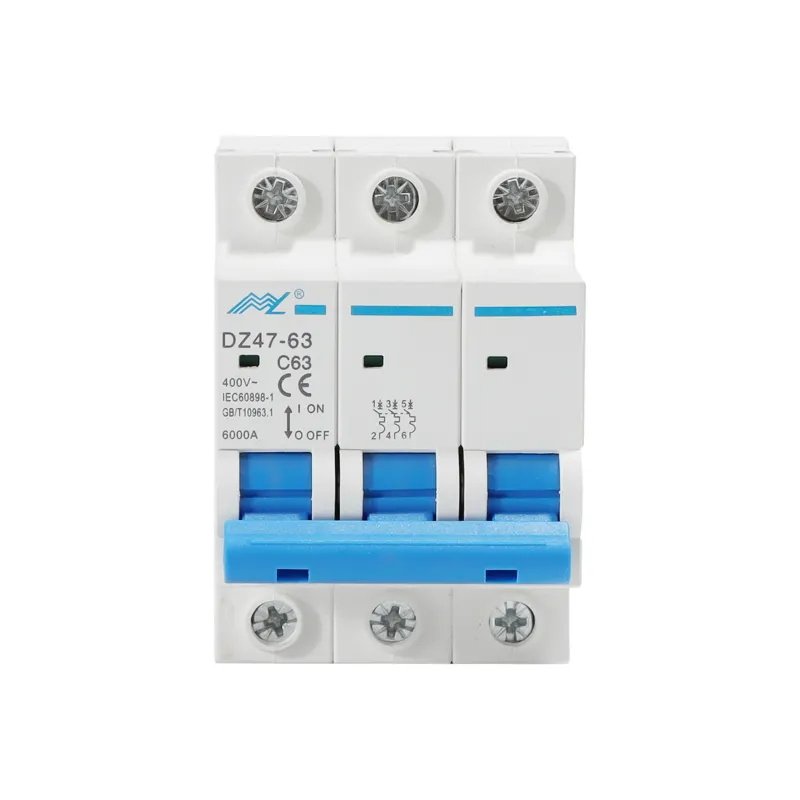 Mulang Electric DZ47-63 1p 2P 3P 4P Mini MCB 20A 16A 10A 32A 25A 40A 63A AC MCB Miniature Circuit Breaker With CE Certificate product image