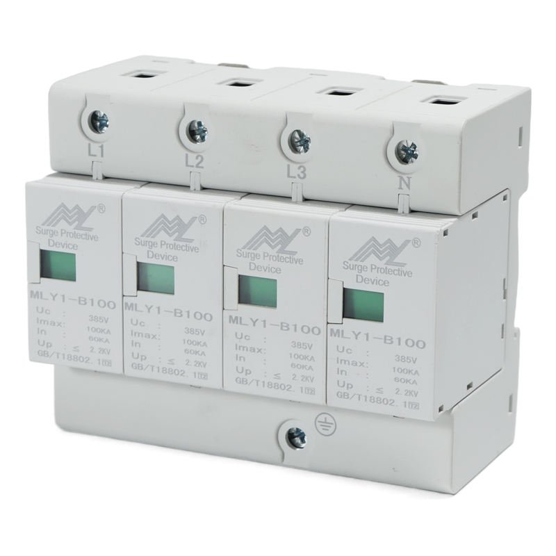 PV CE TUV Solar PV 60KA-100ka 4Pole 2P 3P 4P DC 385V DPS surge protector protection arrester surge protective device SPD product image