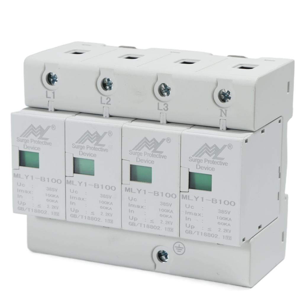 Factory 100ka China Manufacturer Three Phase Dps AC DIN Rail Protector Surge Protection