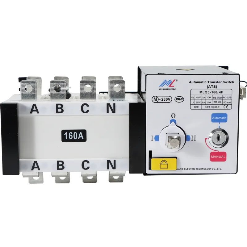 MLQ5-16A-3200A Dual Power Transfer Switch Automatic Generator Changeover Switch product image