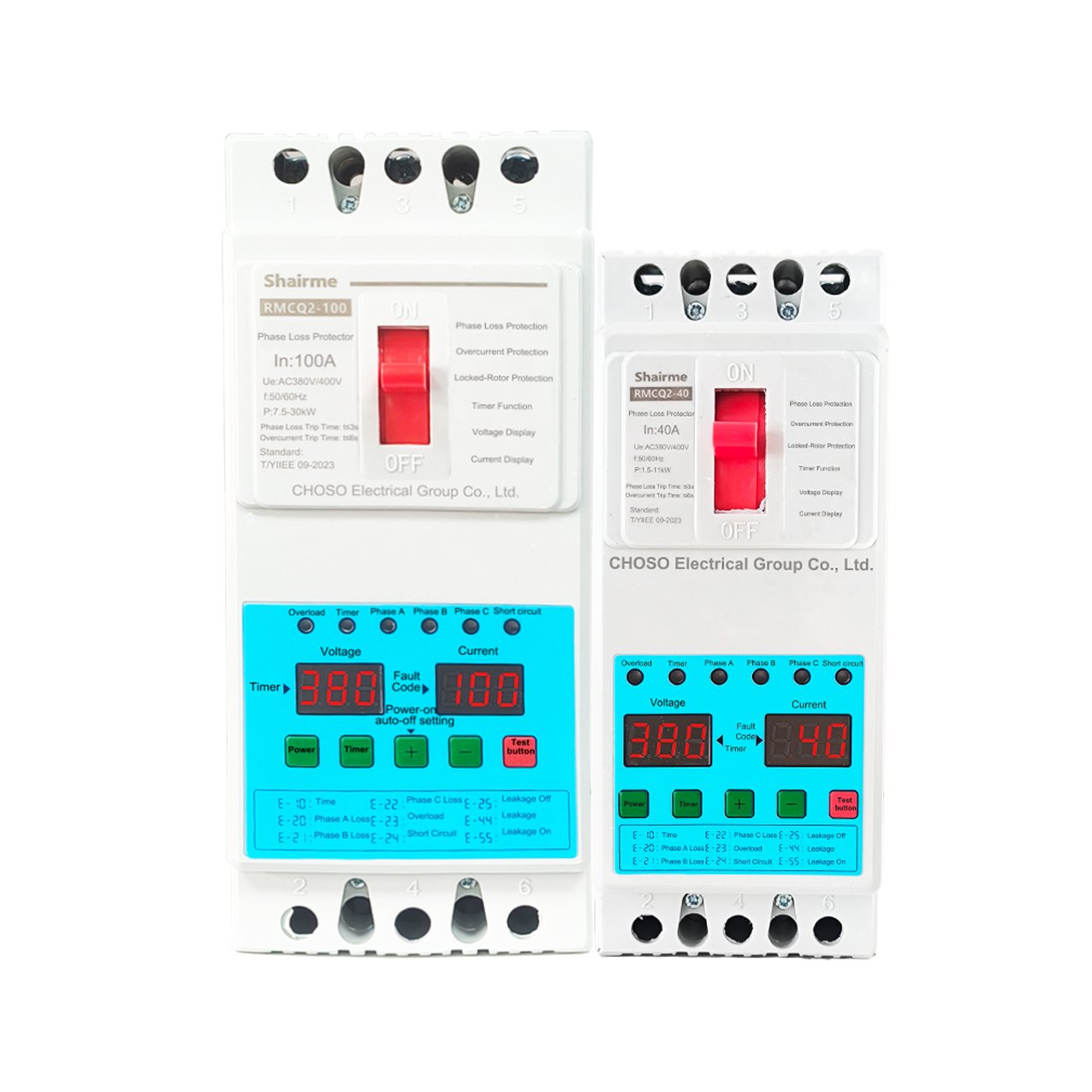 RMCQ2 Series 3-Phase Motor Protection Relay (40A / 100A) product image