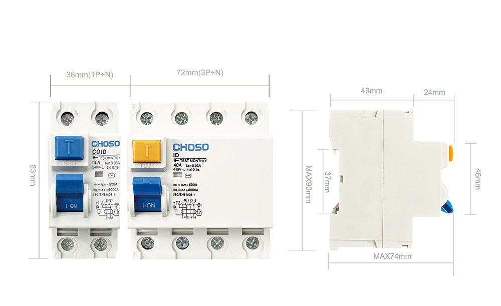 CHOSO CilD Series Residual Current Circuit Breakers -details (6)