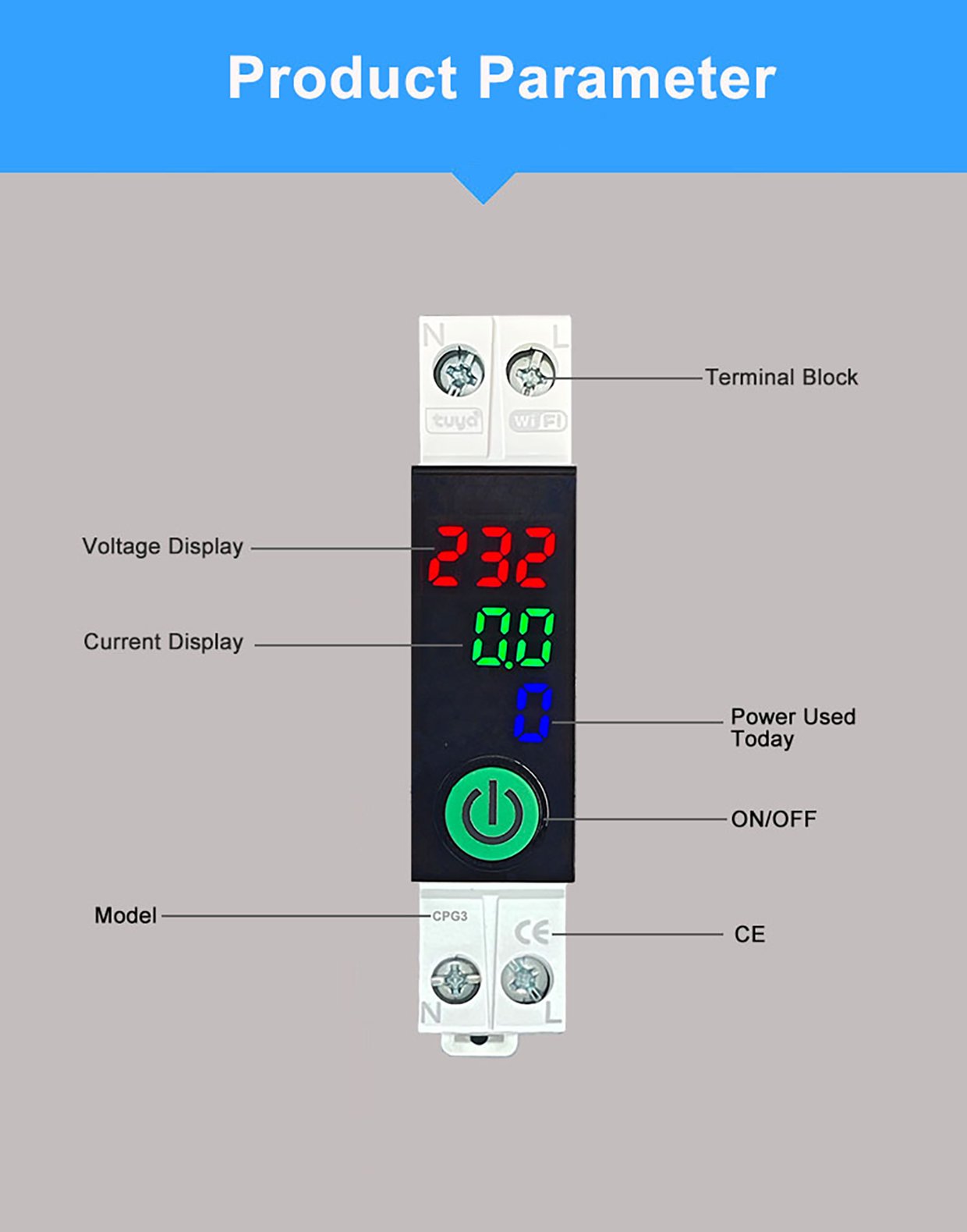 CHOSO CPG1 CPG2 CPG3 2P Smart Protection Breaker (18)