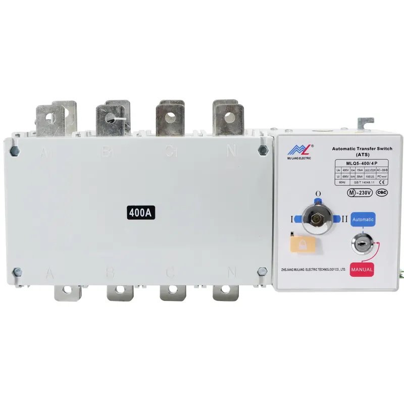 MLQ5-100A-1000A ATS controller dual power diesel generator part ac 3 phase Automatic Transfer Switch for Generator product image