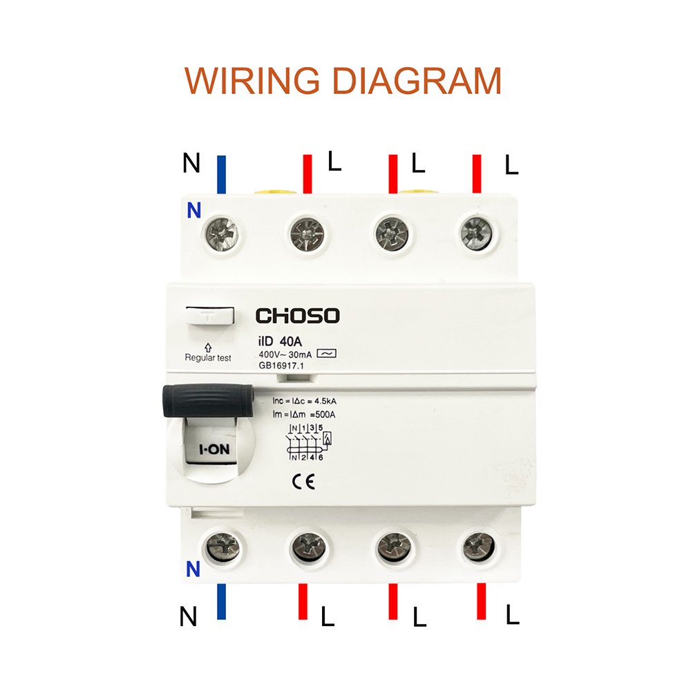 CHOSO CiID Series Residual Current Circuit Breakers detials (2)