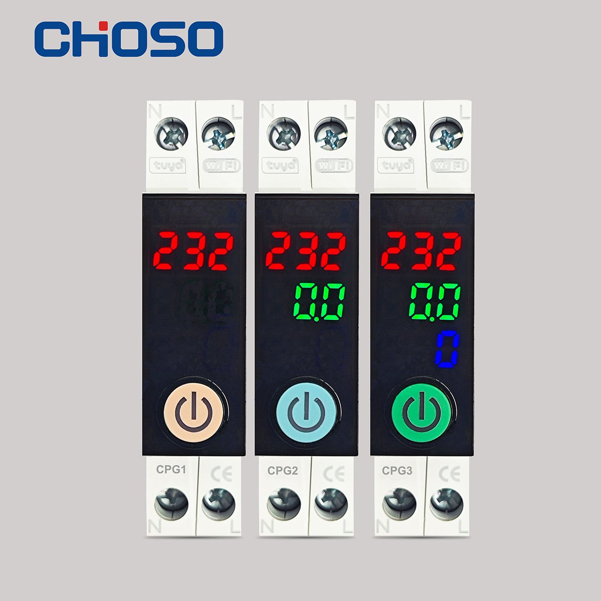 CHOSO CPG1 CPG2 CPG3 2P Smart Protection Breaker (2)