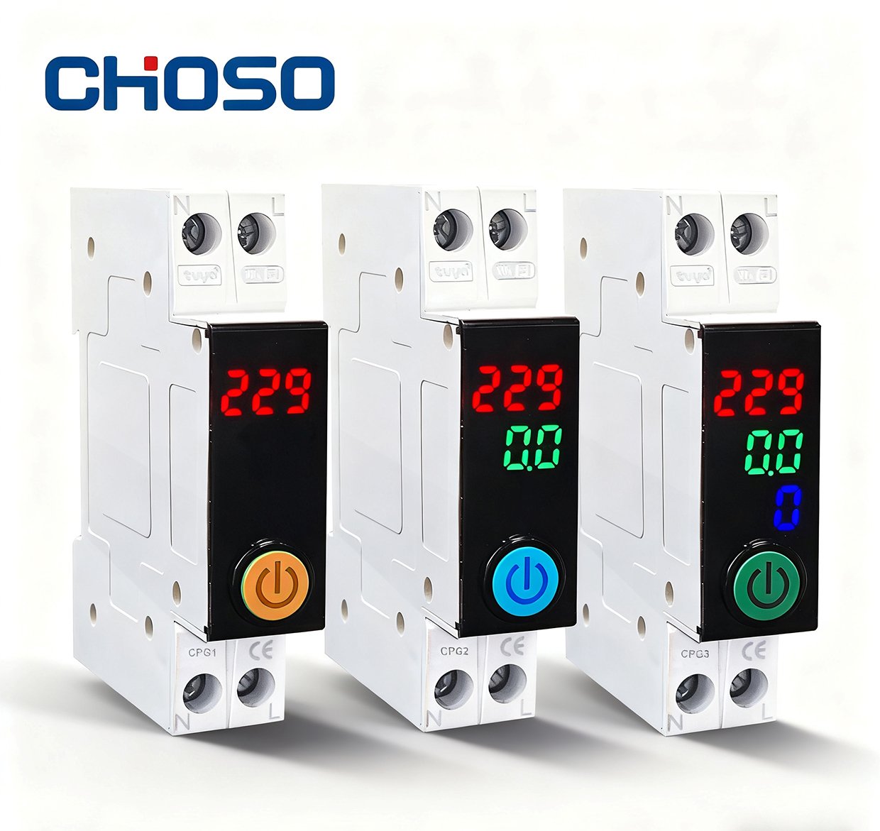 CHOSO CPG1 CPG2 CPG3 2P Smart Protection Breaker (1)