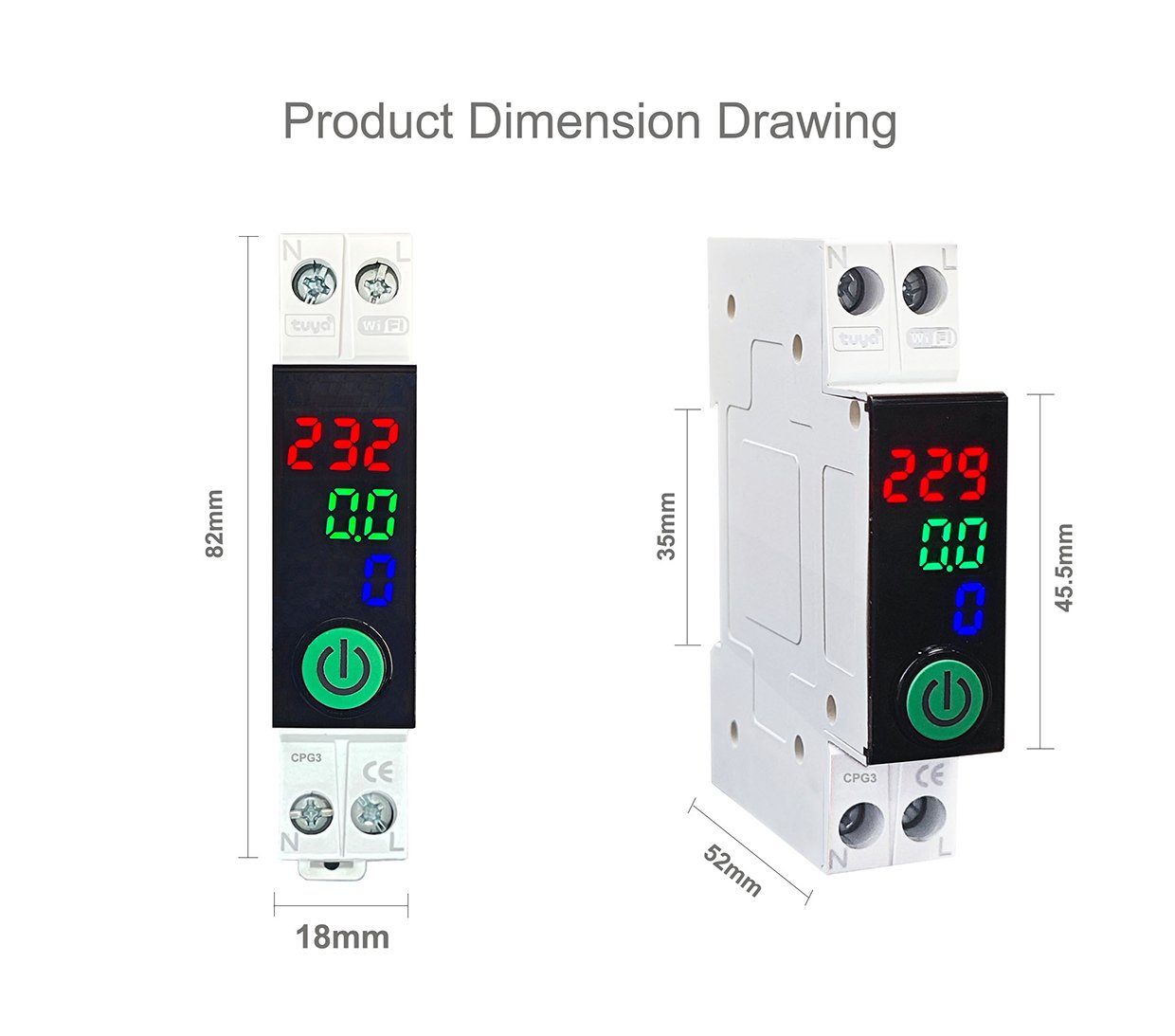 CHOSO CPG1 CPG2 CPG3 2P Smart Protection Breaker (21)