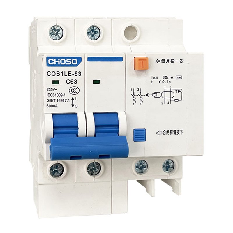 CHOSO COB1LE – 63 Series Residual Current Protective Circuit Breakers product image