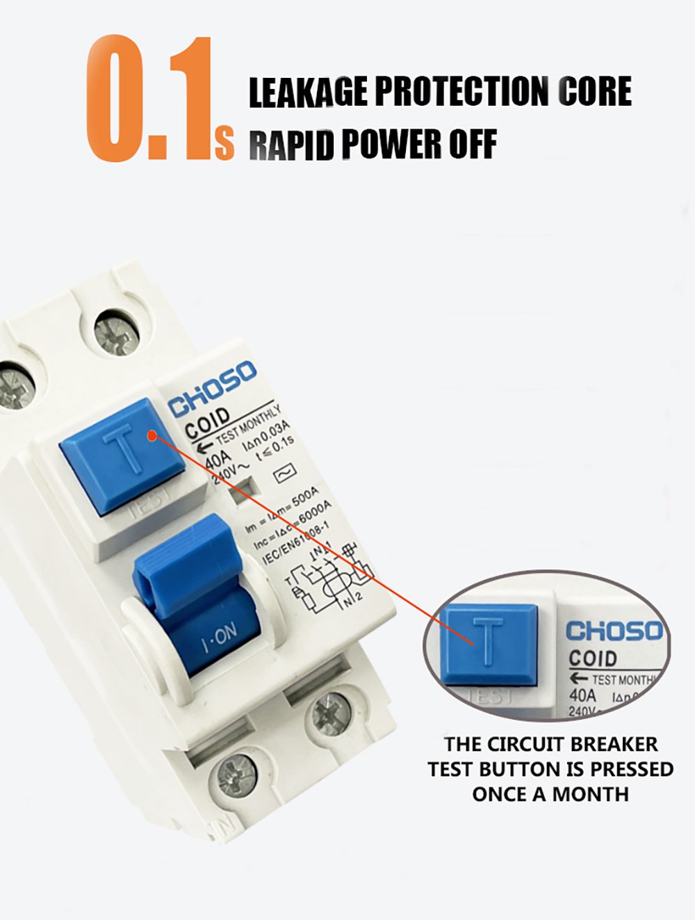 CHOSO CilD Series Residual Current Circuit Breakers -details (8)