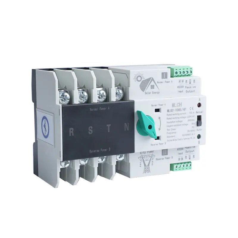 2P 3P 4P 16A-125A Dual Power Automatic Transfer Switch Ats Auto Change Over Switches product image