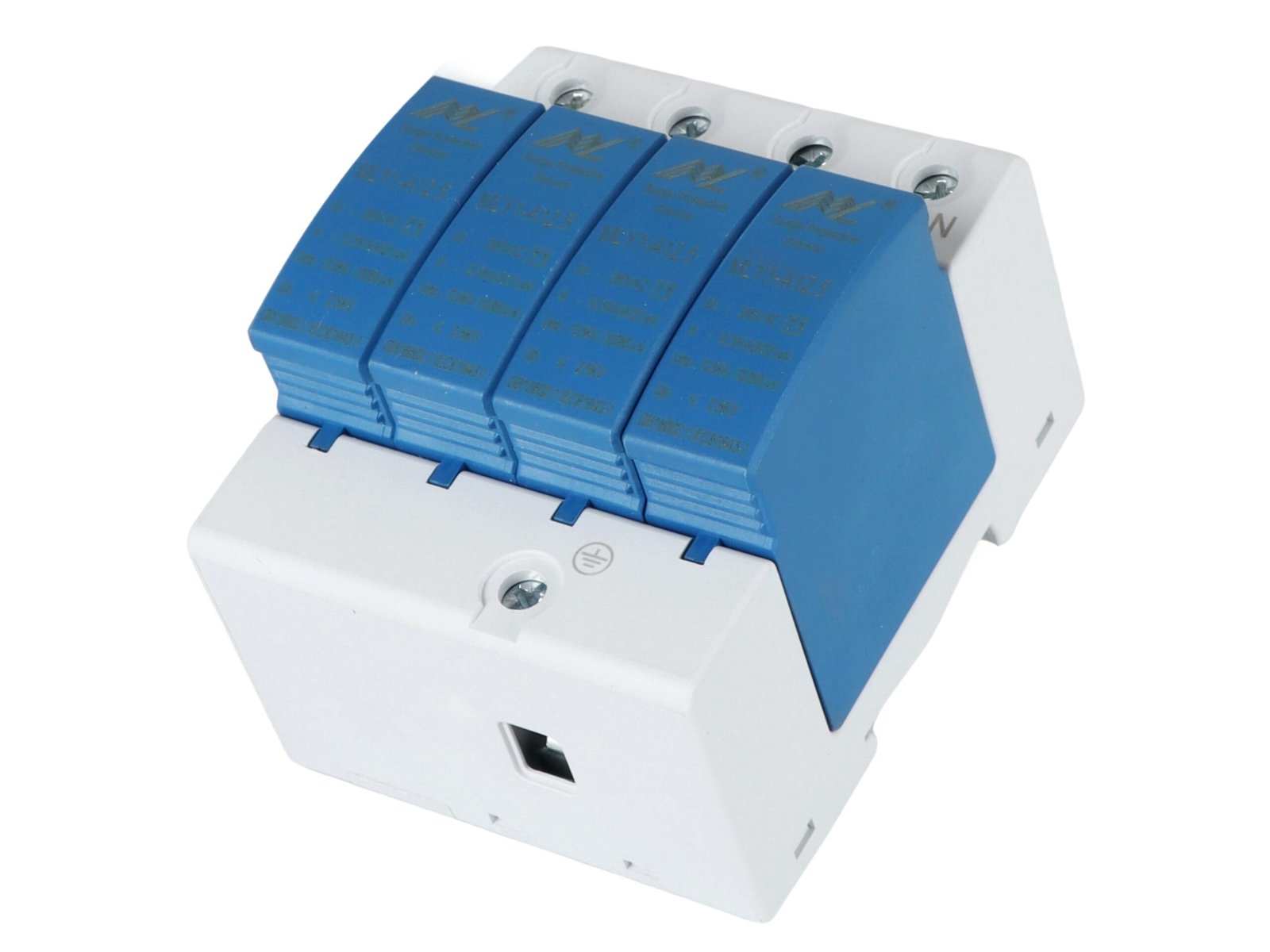 CE Single Phase Electric SPD 1p 2p 3p 4p Npe 20ka 40ka 100ka Surge Protective Device product image
