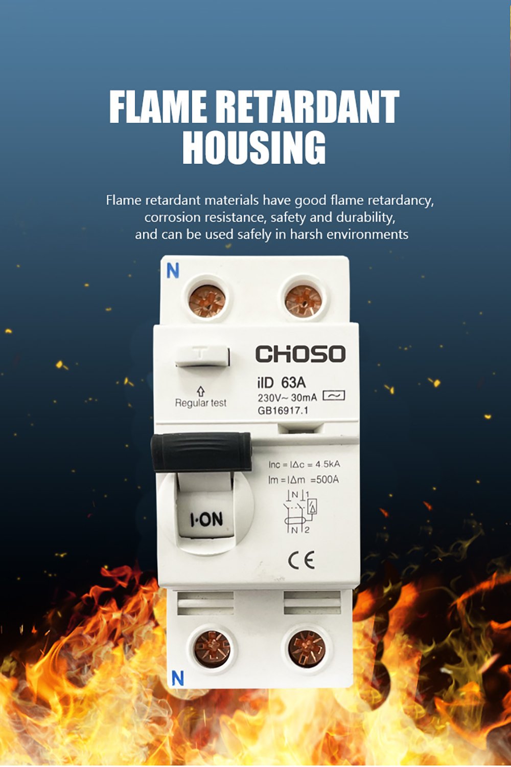 CHOSO CiID Series Residual Current Circuit Breakers detials (6)