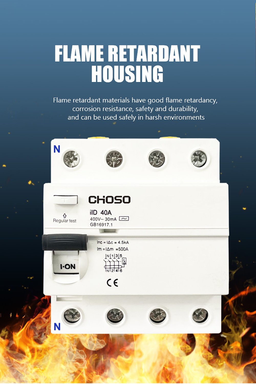 CHOSO CiID Series Residual Current Circuit Breakers detials (7)