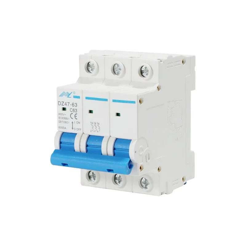 Mulang Electric DZ47-63 1p 2P 3P 4P Mini MCB 20A 16A 10A 32A 25A 40A 63A AC MCB Miniature Circuit Breaker With CE Certificate product image