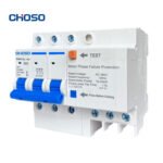 CHOSO RMCQ-63/RMCQL-63 63A 380V-415V Montor Protector with leakage protection&Phase Failure product image