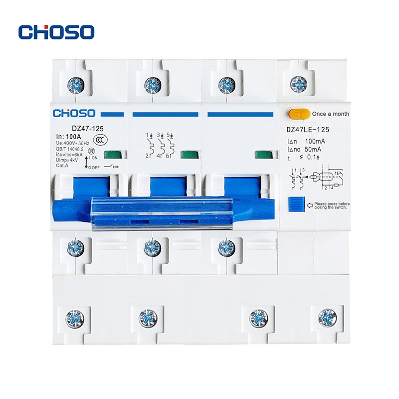 CHOSO DZ47LE – 125 Series Residual Current Circuit Breakers with Overcurrent Protection RCBO product image