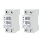 40A 230V Din rail adjustable over under voltage protective protector relay protection digital electric voltage protector product image