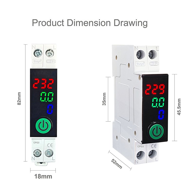 CHOSO CPG1 CPG2 CPG3 2P Smart Protection Breaker product image