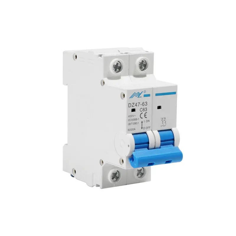 DZ47- 63DC 6KA 250V 750V 500V 1000V 1-63A Solar Photovoltaic MCB Miniature Circuit Breaker product image