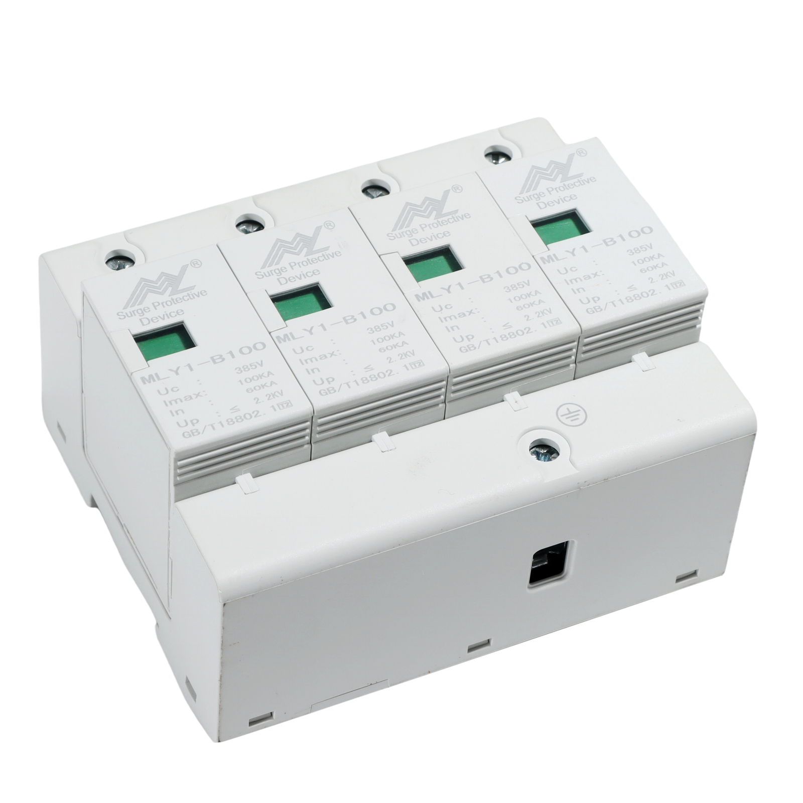 Factory 100ka China Manufacturer Three Phase Dps AC DIN Rail Protector Surge Protection product image
