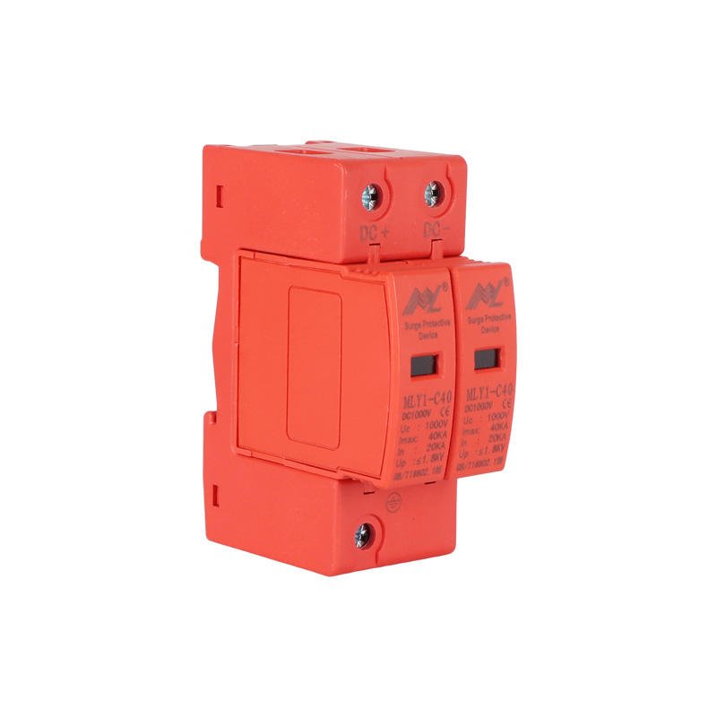 2p DC 1000V 1200V 1500V 20ka to 40ka SPD House Home Surge Protector Solar PV Surge Protection Device product image