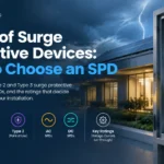 Types of surge protective devices and how to choose an SPD